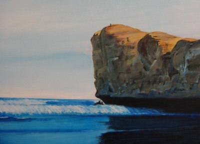 Edge of the world - painting